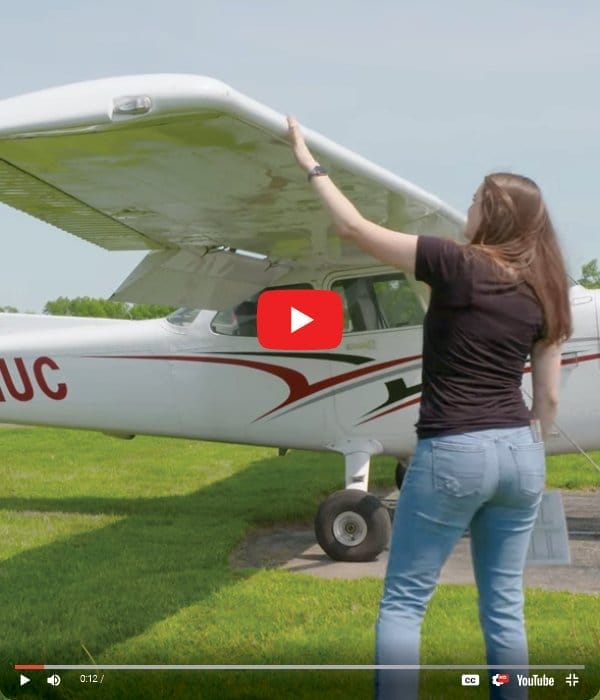 How to preflight the exterior of a Cessna 172