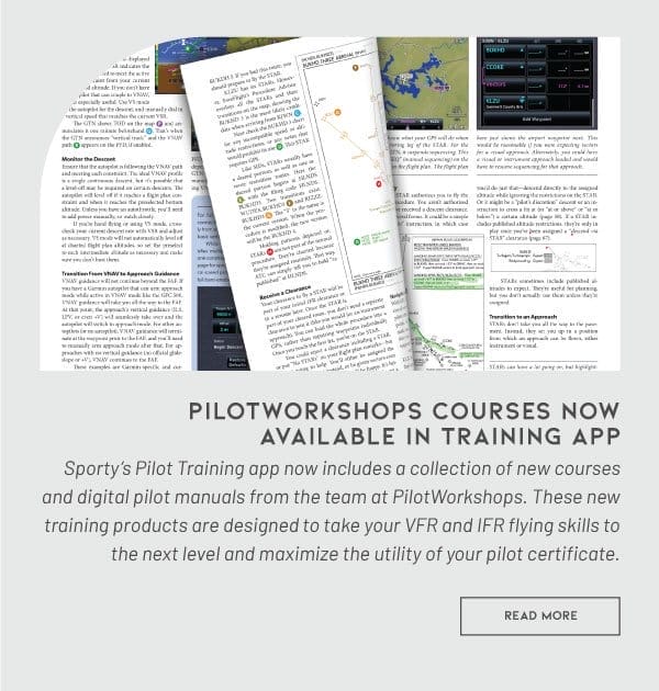 PilotWorkshops courses now available in training app