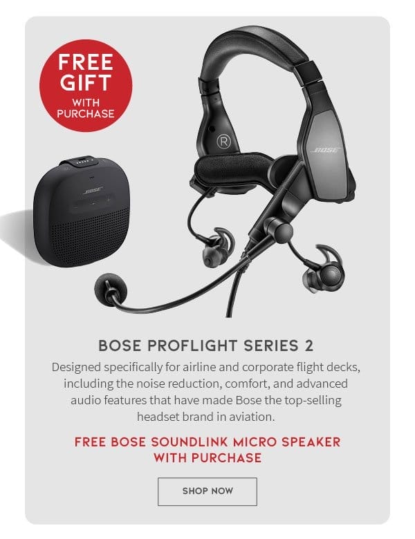 Bose ProFlight Series 2 Aviation Headset with Bluetooth