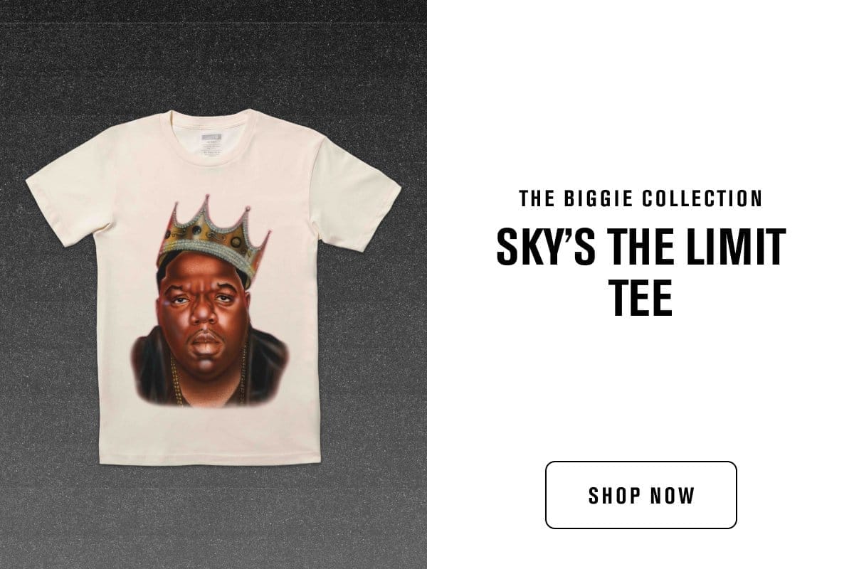 NOTORIOUS B.I.G. X STANCE SKYS THE LIMIT T-SHIRT