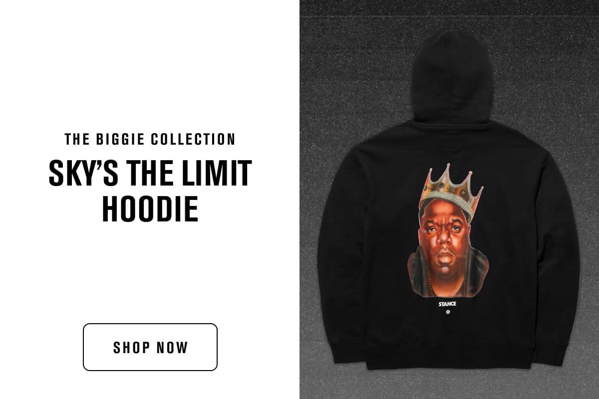 NOTORIOUS B.I.G. X STANCE SKYS THE LIMIT HOODIE