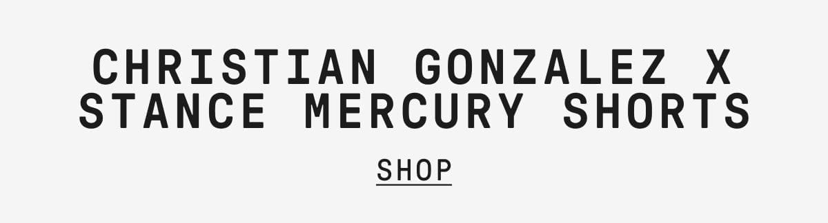 CHRISTIAN GONZALEZ X STANCE MERCURY SHORTS