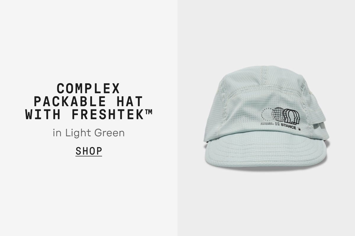 COMPLEX PACKABLE HAT WITH FRESHTEK™