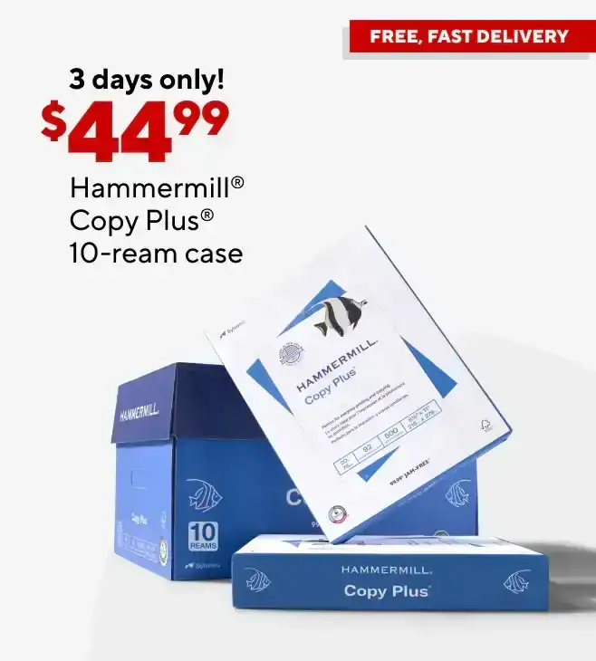 Only \\$44.99 for Hammermill Copy Plus Copy Paper 8 1/2