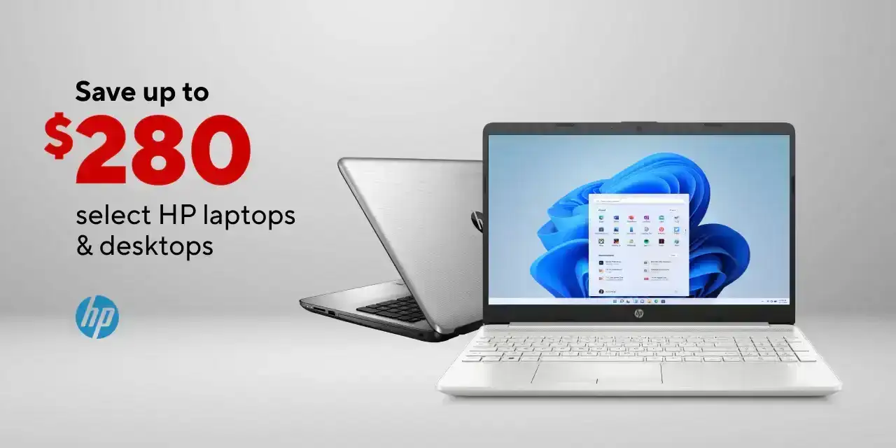 Save up to \\$280 on select HP laptops & desktops (Please use HP/Intel logos)
