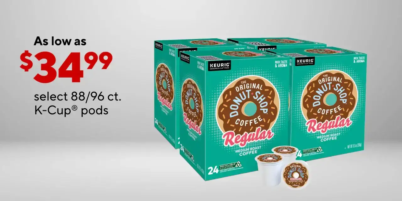 Select 88/96 CT K-Cups as low as \\$41.99
