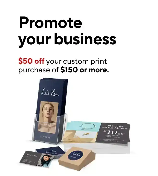 \\$50 off your print order of \\$150 or more.