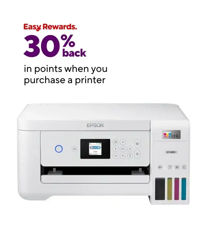 *PDP BANNER* 30% back in points when you purchase a printer
