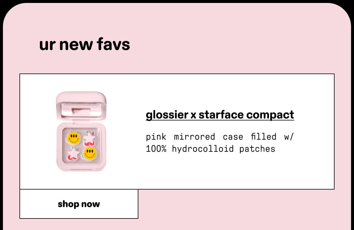 glossier x starface compact