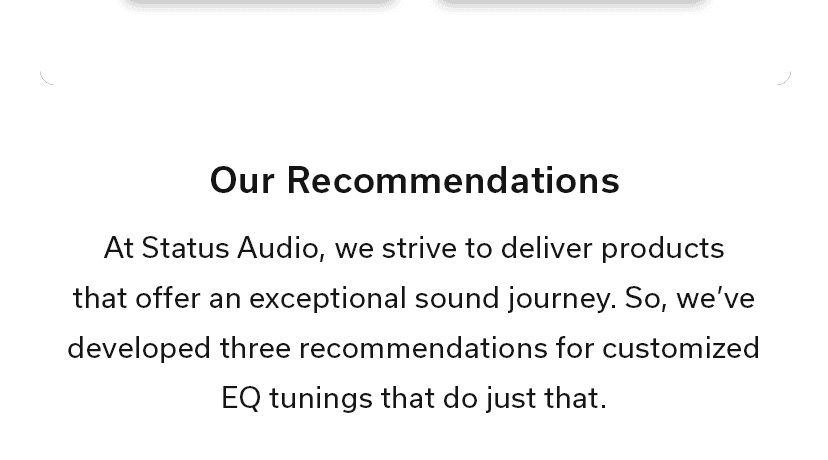 Our Recommendations