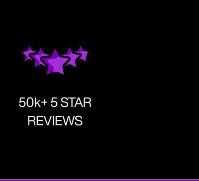 50K five start reviews!