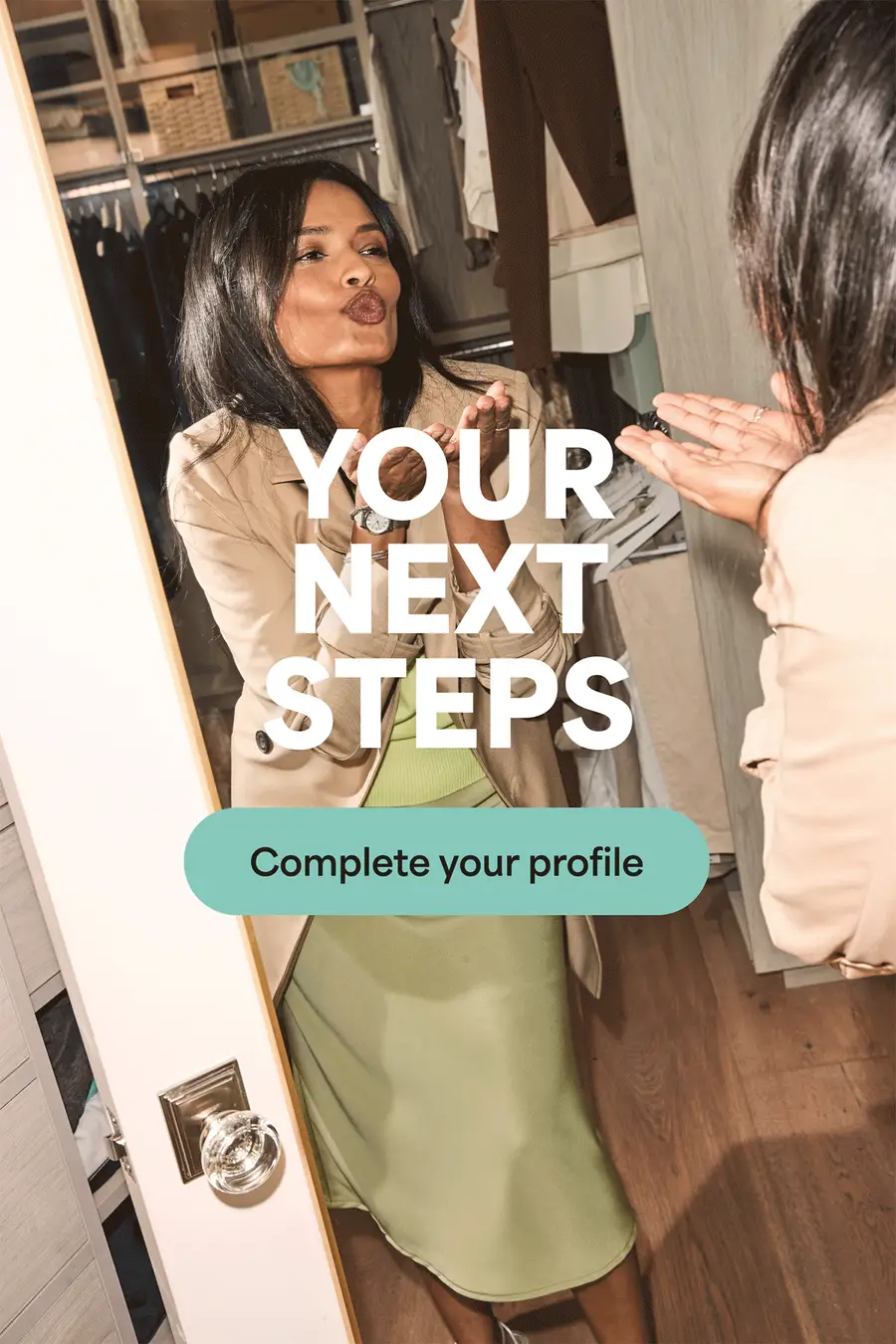 YOUR NEXT STEPS Complete\xa0your\xa0profile