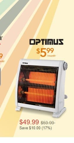 Optimus Quartz Radiant Heater