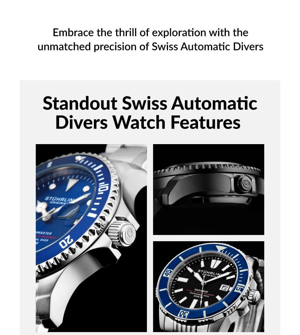 Swiss Automatic Divers Standout Features