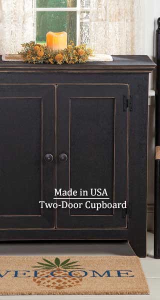 New 2-Door Cupboard Made in USA