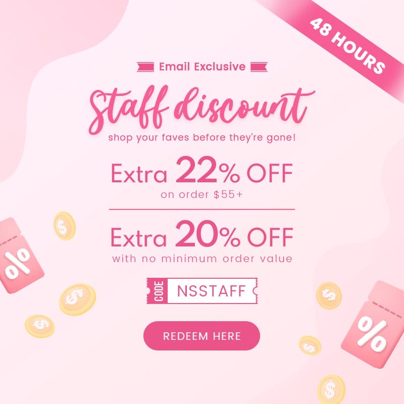 Staff discount