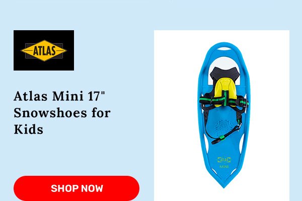 Atlas Mini 17 Snowshoes for Kids