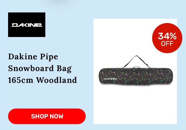 Dakine Pipe Snowboard Bag 165cm Woodland