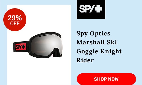 Spy Optics Marshall Ski Goggle Knight Rider