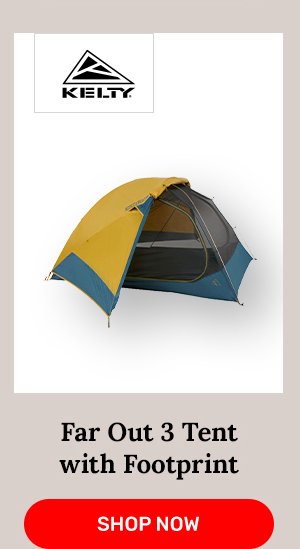 Kelty Far Out 3 Tent with Footprint