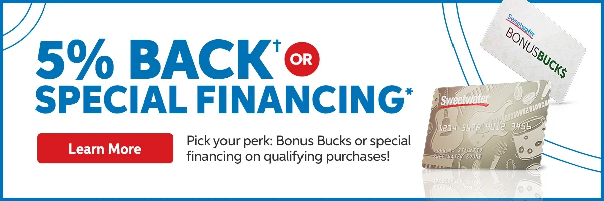 5% back in bonus Bucks or special financing. Pick your perk: Bonus Bucks or special financing on qualifying purchases! Learn More.
