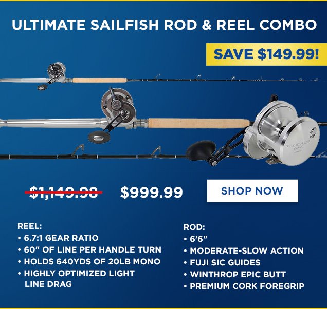 Ultimate Sailfish Rod & Reel Combo