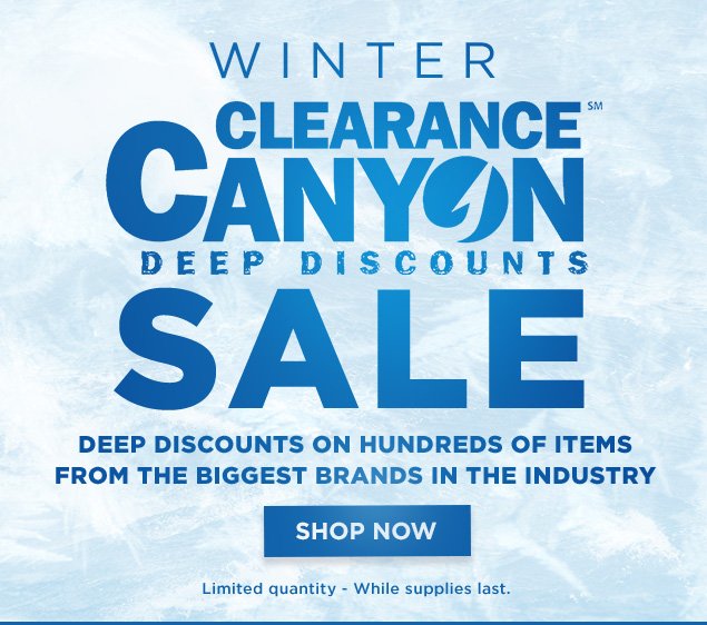 Shop Winter Clearance Canyon Sale