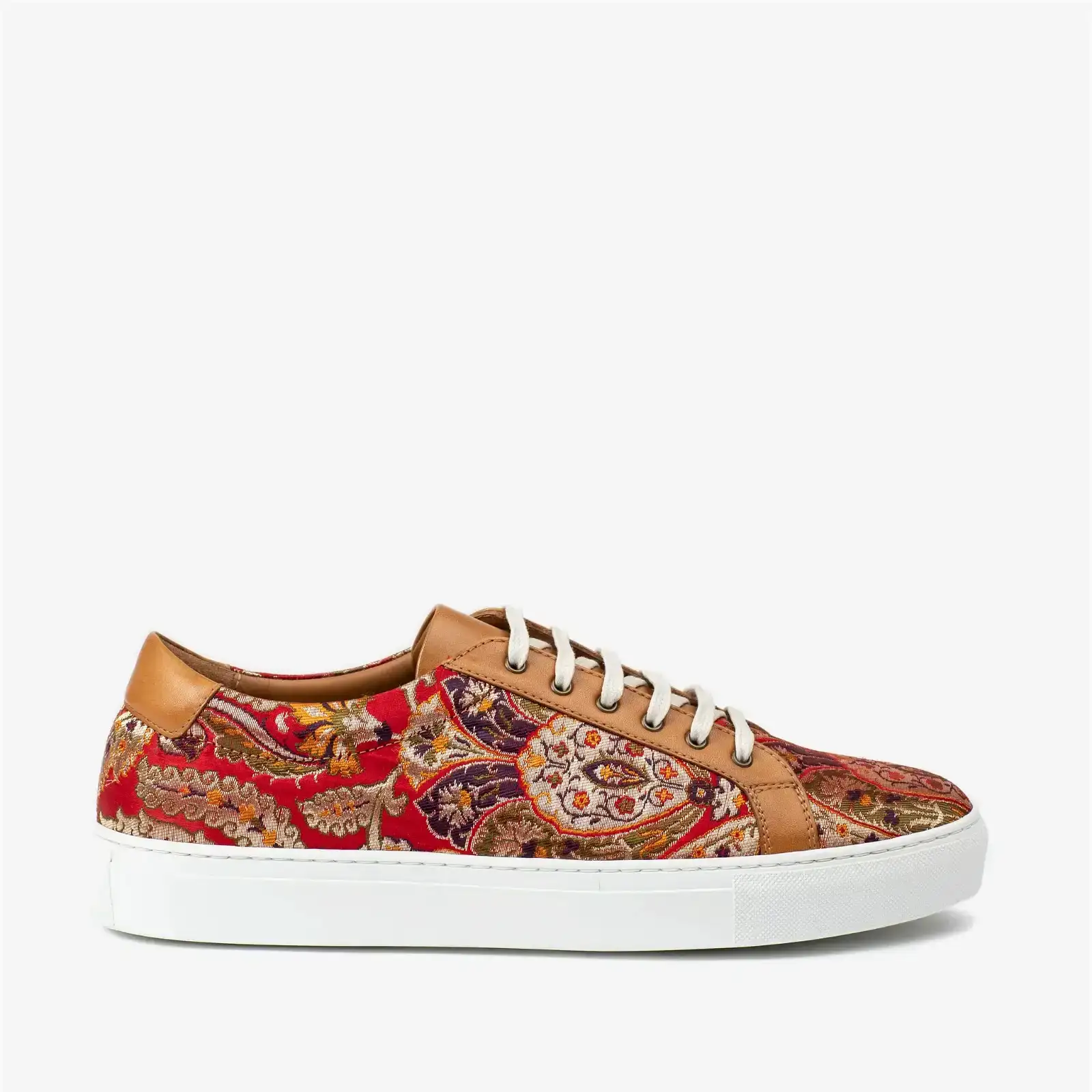 Image of The Sneaker in Red Paisley