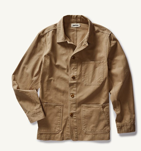 The Ojai Jacket in Dried Earth Foundation Twill