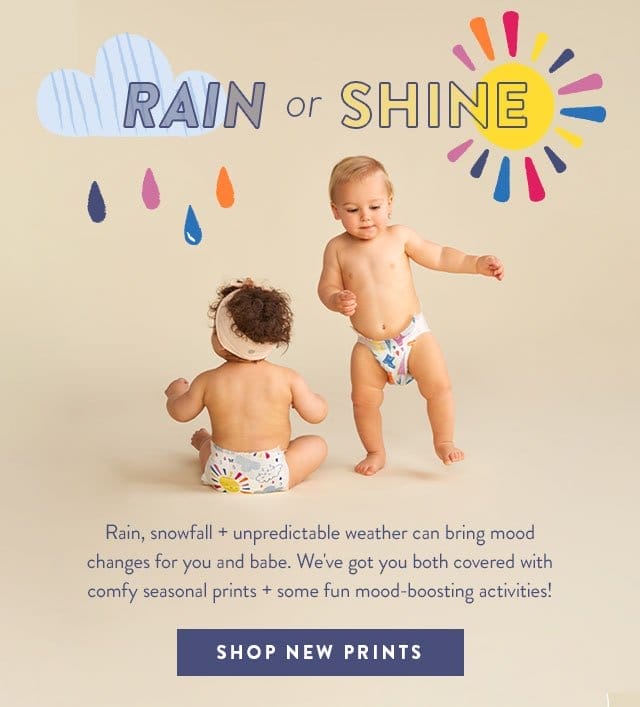 Rain or shine... Shop New Prints!