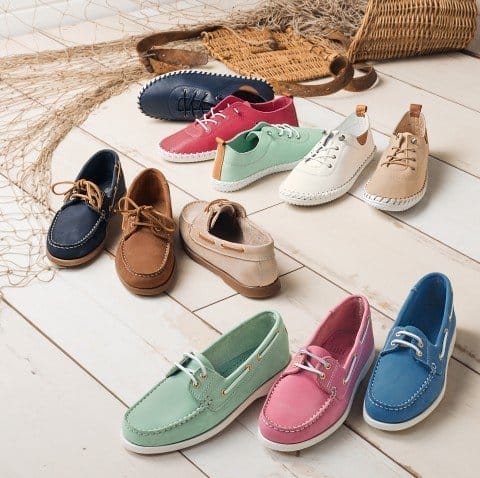 Ladies Nubuck Boat Shoe