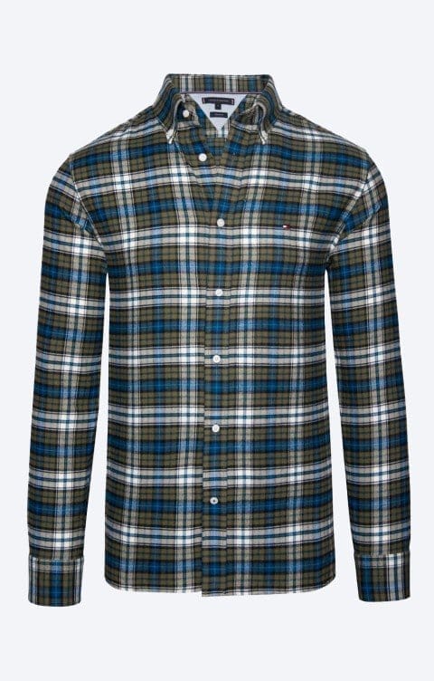 BRUSHED\xa0TARTAN COTTON SHIRT