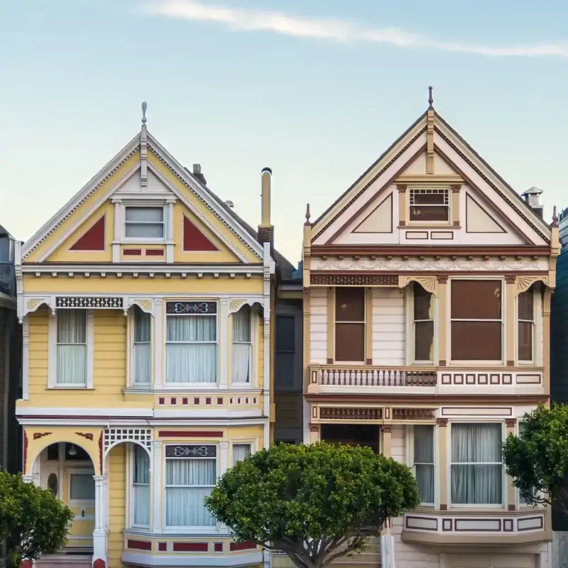 The painted ladies in San Francisco