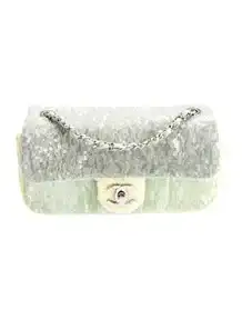 Small Sequin Waterfall Flap Bag