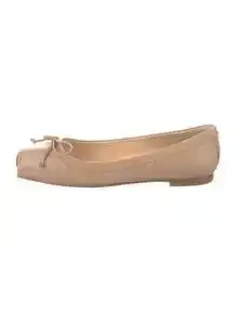 Leather Bow Accents Ballet Flats w/ Tags