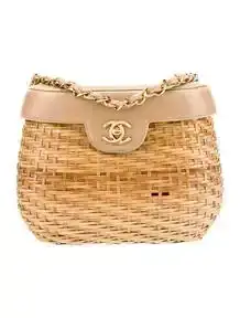 Wicker Basket Bag