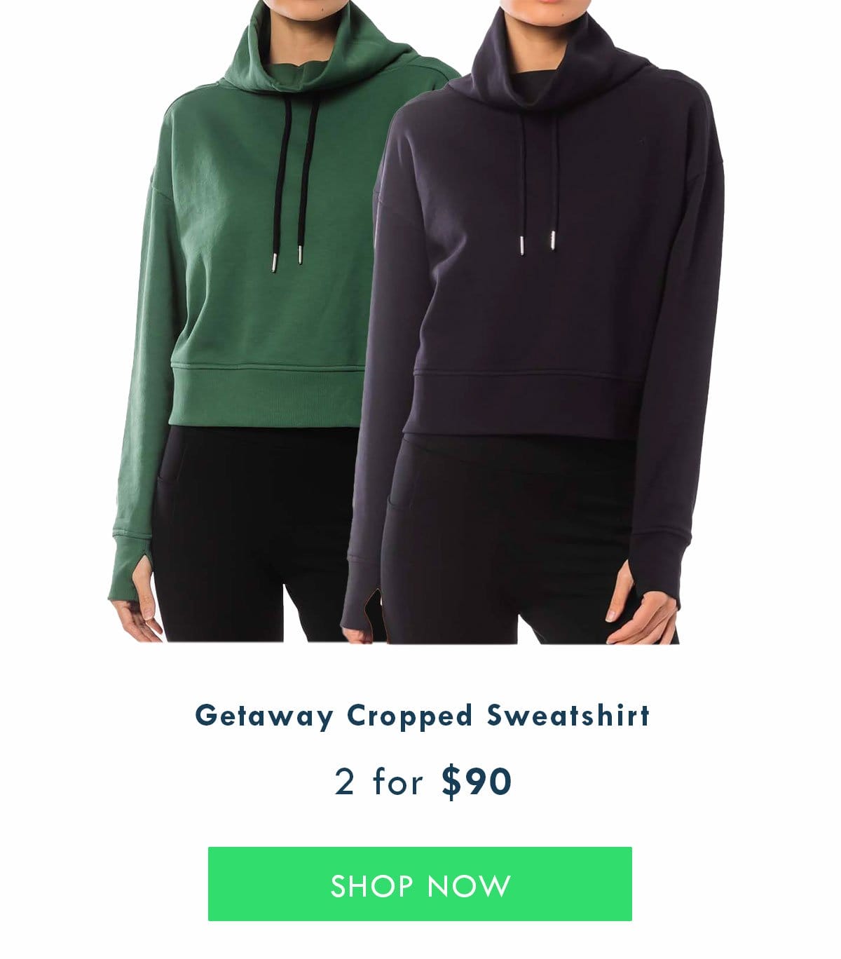 Getaway Cropped Sweatshirt