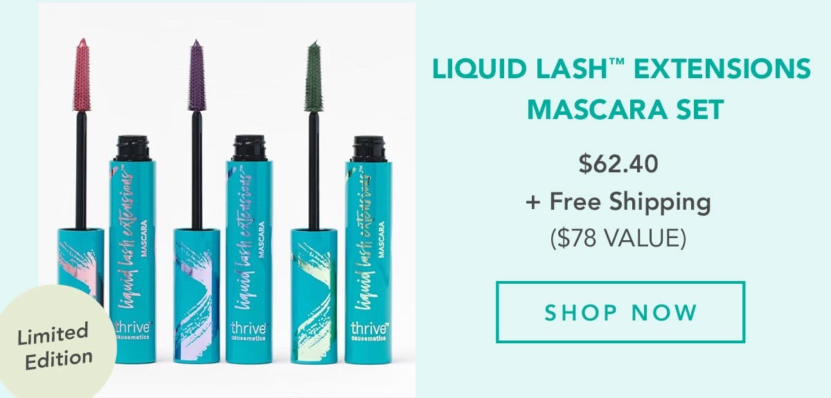 Liquid Lash Extensions Mascara Set