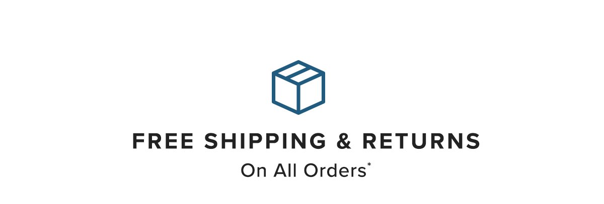 Free Shipping & Returns On All Orders*