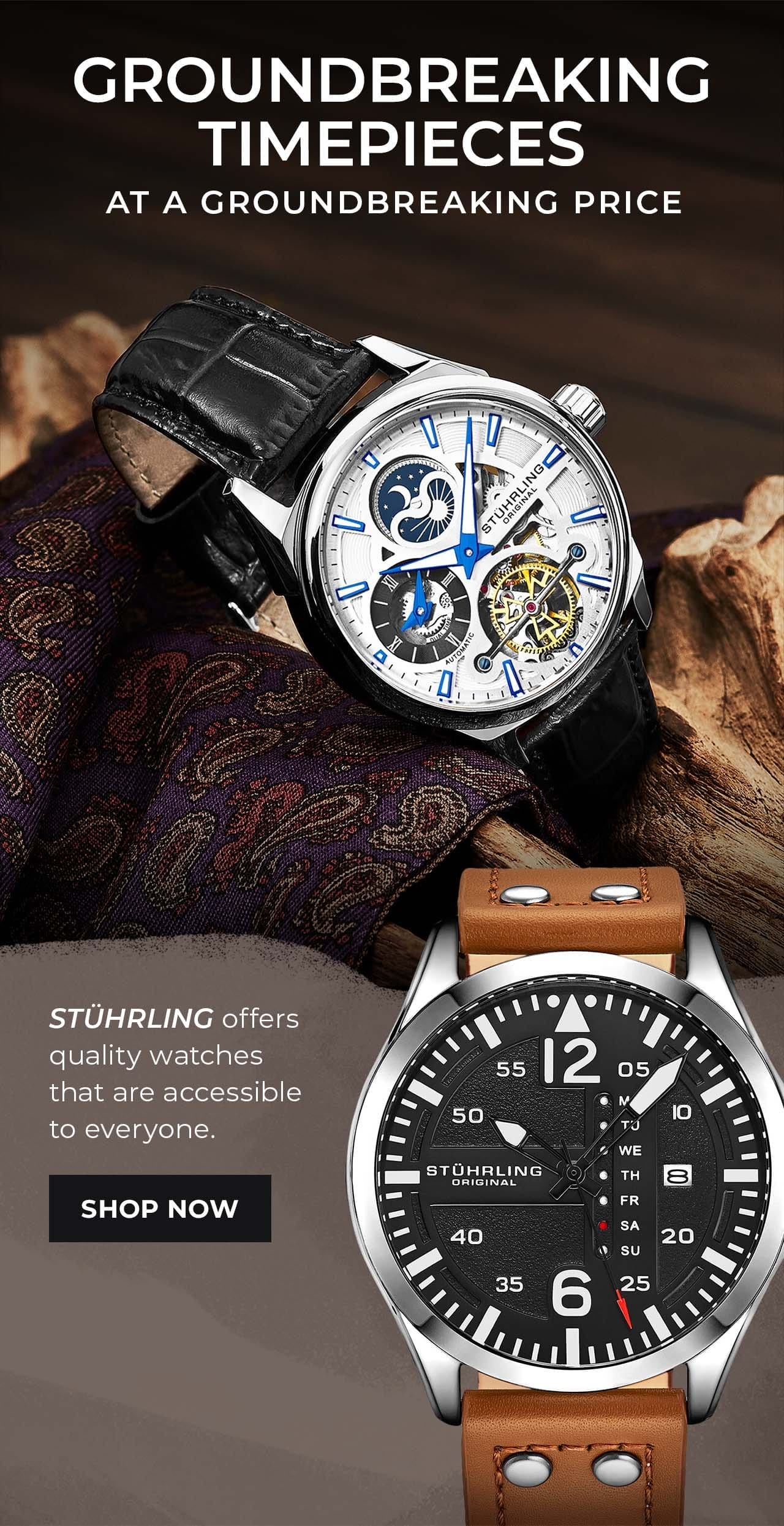 Stührling Timepieces | SHOP NOW