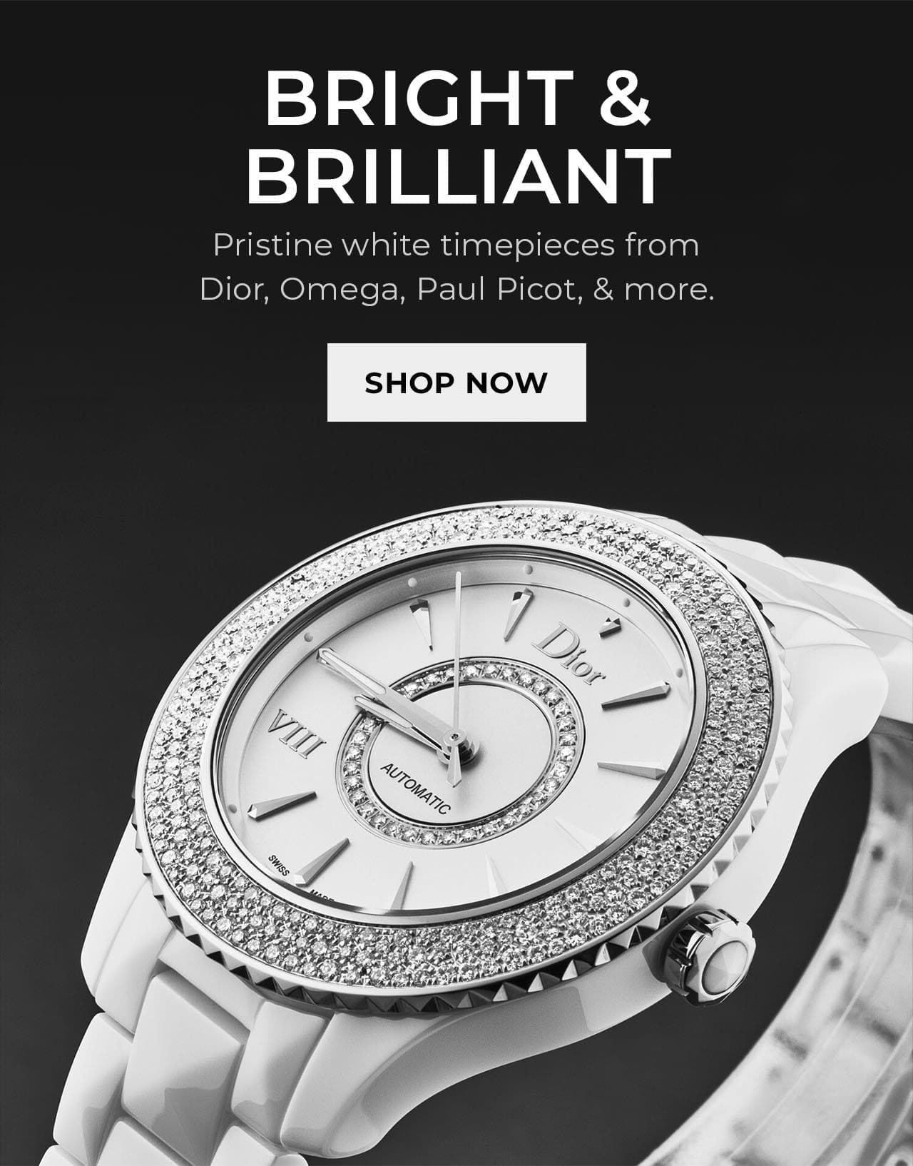 Pristine White Timepieces | SHOP NOW