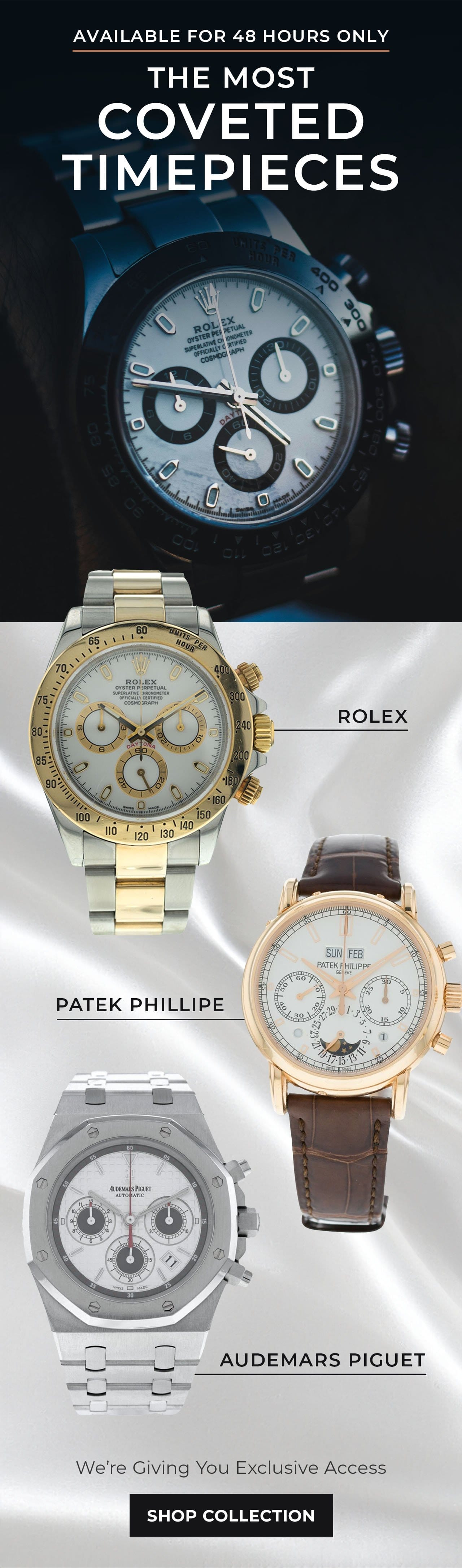The Most Coveted Timepieces | SHOP NOW