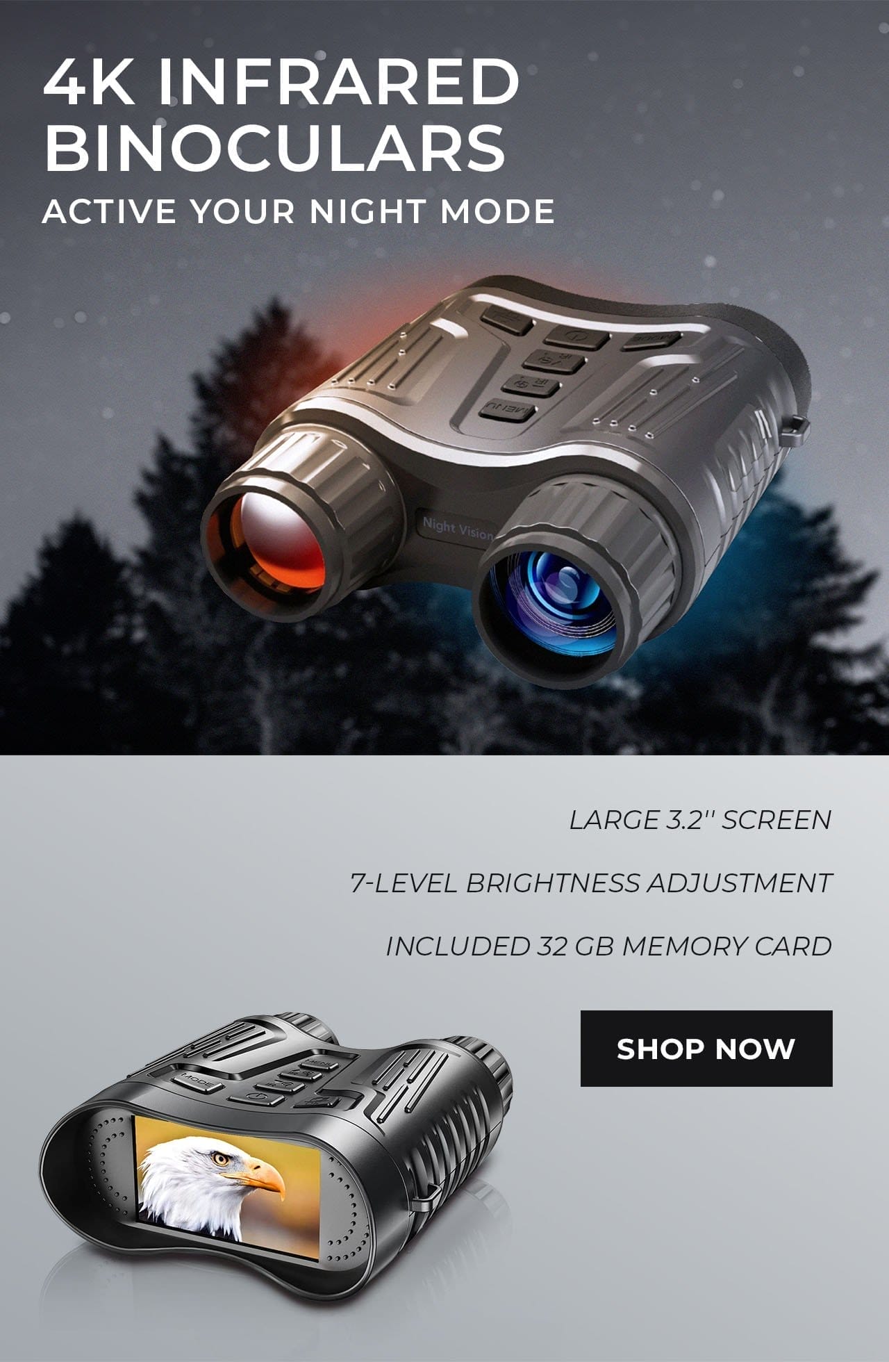 4K Infrared Binoculars | SHOP NOW