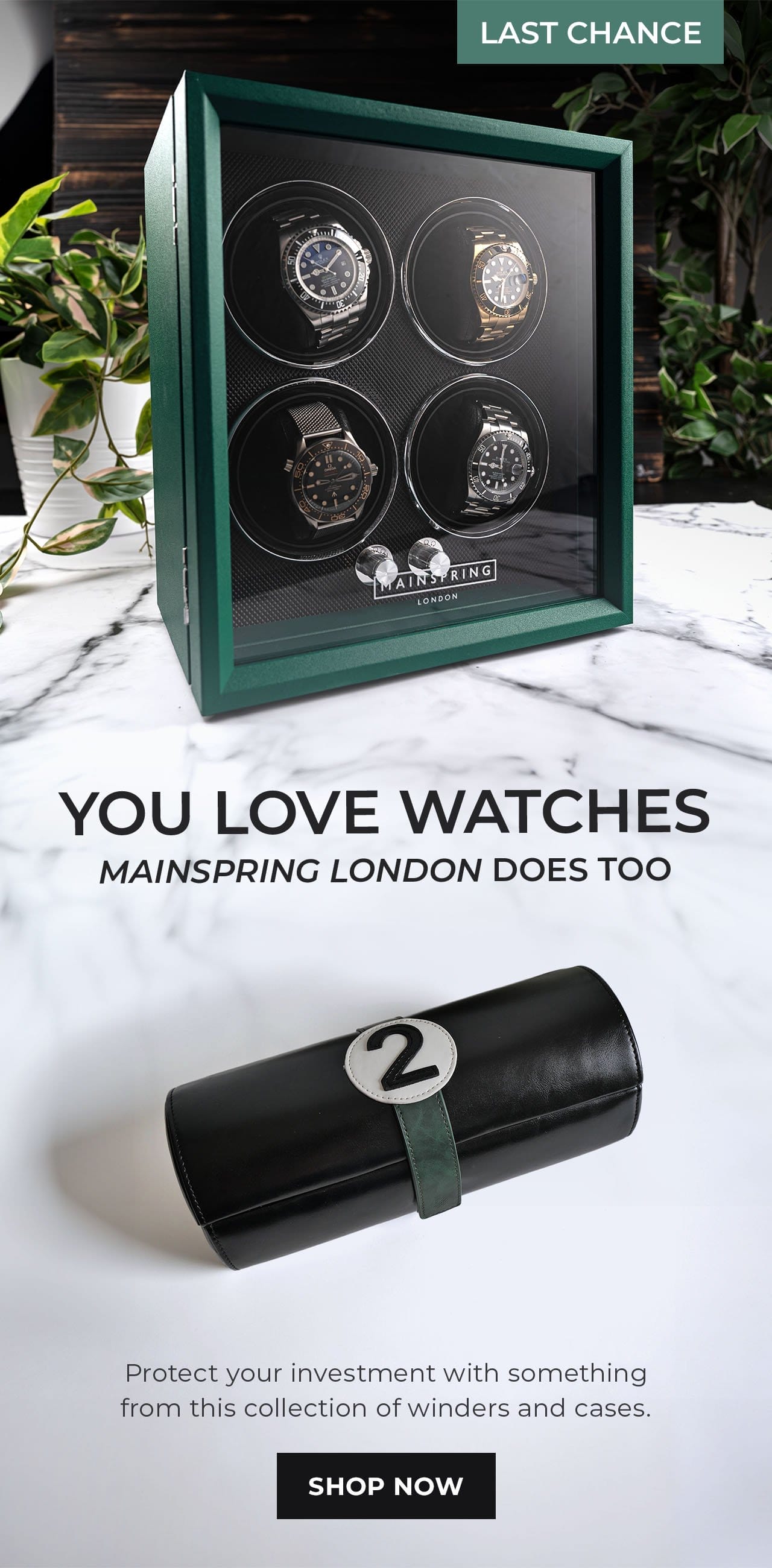 Mainspring London Cases, Winders, & More | SHOP NOW