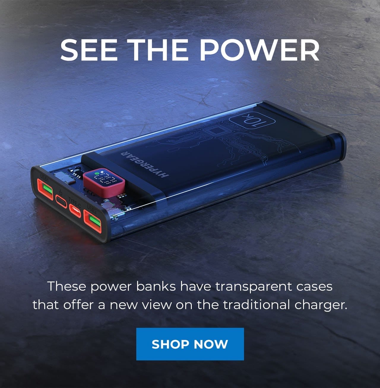 HyperGear ClearCharge Power Banks | SHOP NOW