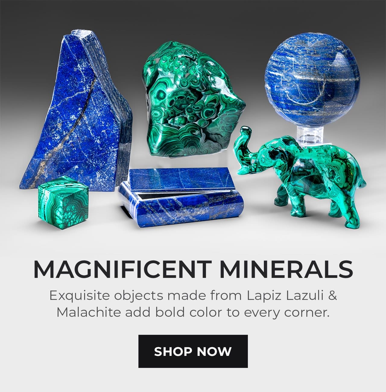 Exquisite Objects Made From Magnificent Minerals | SHOP NOW