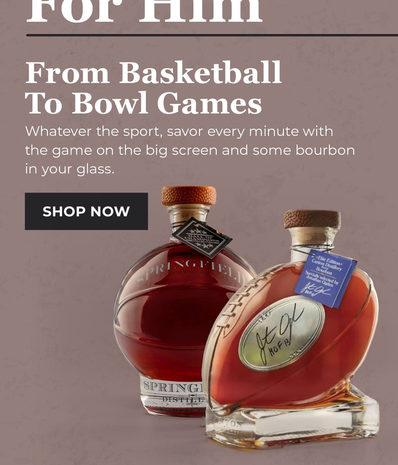 Cooperstown Distillery Bourbon In Sport Decanters | SHOP NOW
