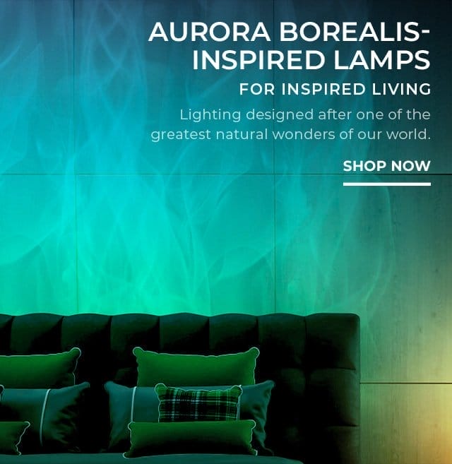 Aurora Borealis-Inspired Lamps | SHOP NOW
