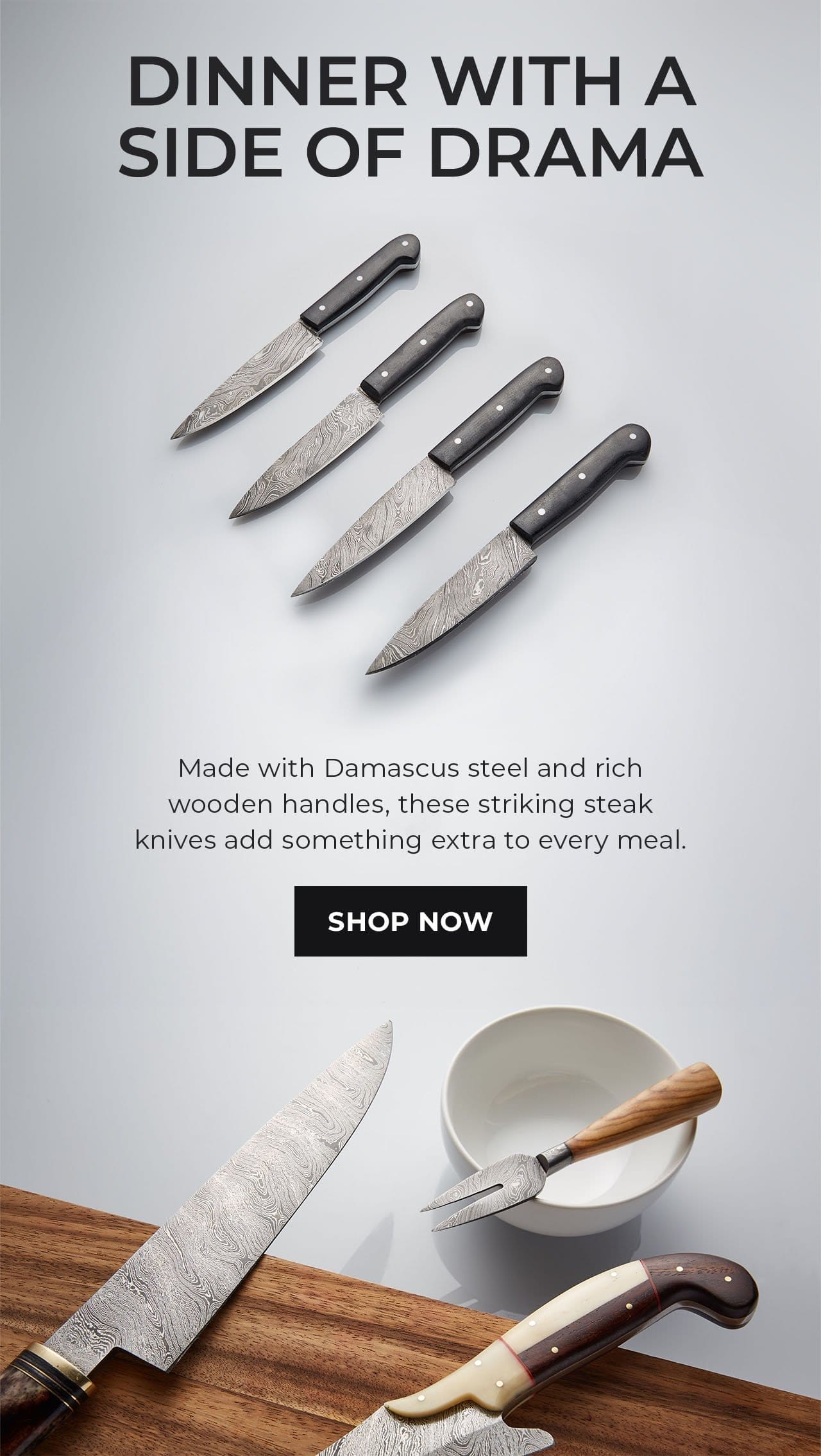 Damascus Steak Knives | SHOP NOW