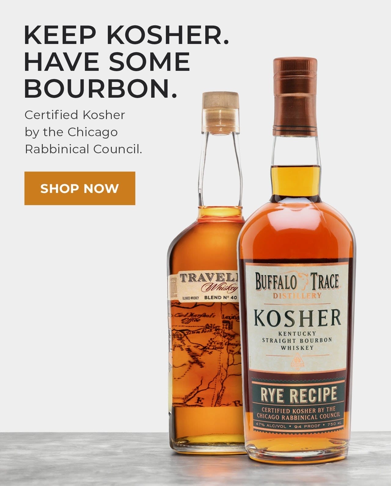 Buffalo Trace Kosher Bourbon | SHOP NOW